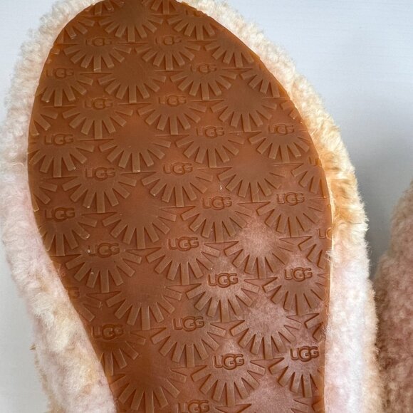 Ugg Sandal Girl 4 Fluff Yeah Toddler Slide Shoe Sheepskin Lining Strap Core Ex - Picture 15 of 15